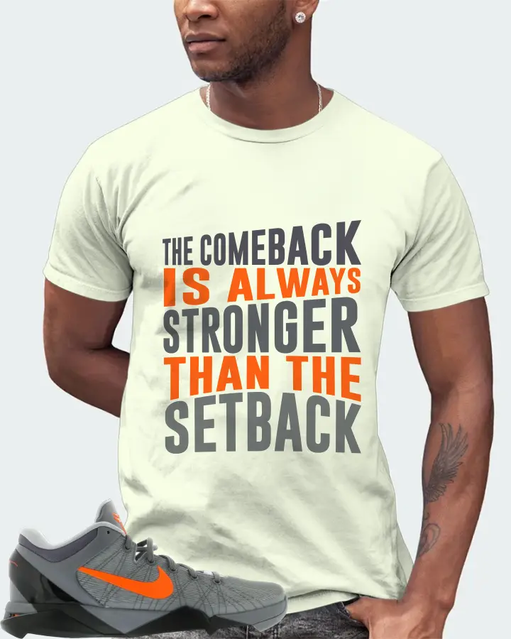 Nike Kobe 7 Sneaker Matching Citron Gildan T-Shirt (The Comeback) - View 2
