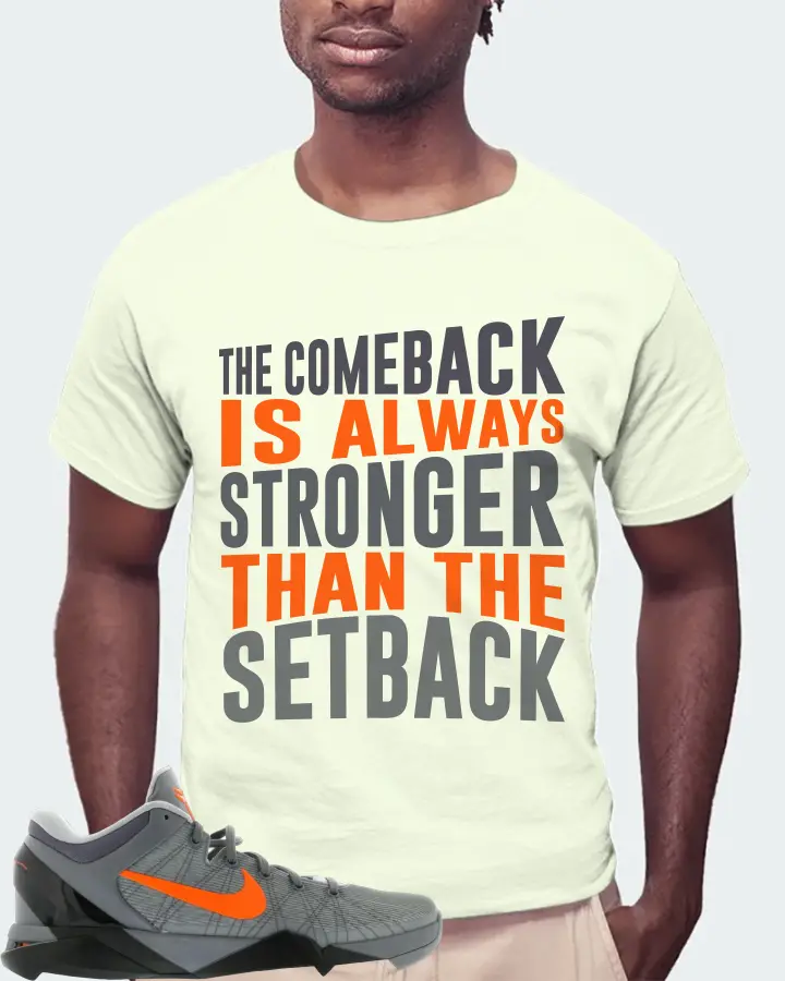Nike Kobe 7 Sneaker Matching Citron Gildan T-Shirt (The Comeback) - View 4