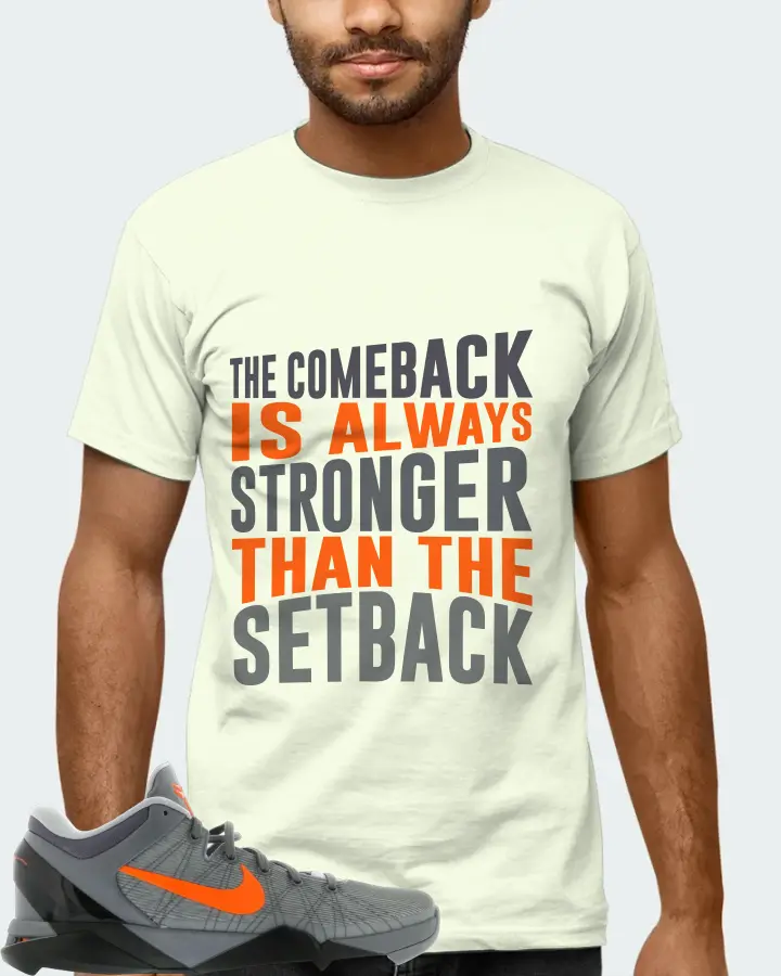 Nike Kobe 7 Sneaker Matching Citron Gildan T-Shirt (The Comeback) - View 6