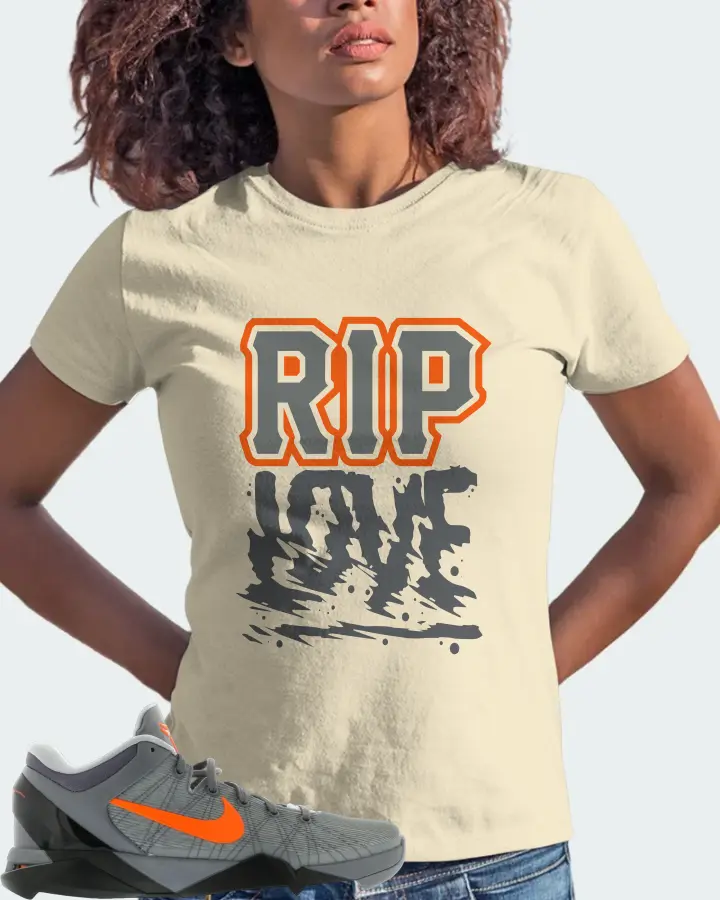 Nike Kobe 7 Sneaker Matching Natural T-Shirt (RIP Love) - View 3