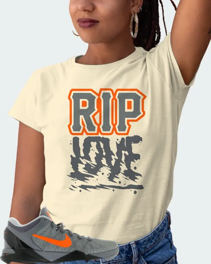 Nike Kobe 7 Sneaker Matching Natural T-Shirt (RIP Love) - View 5