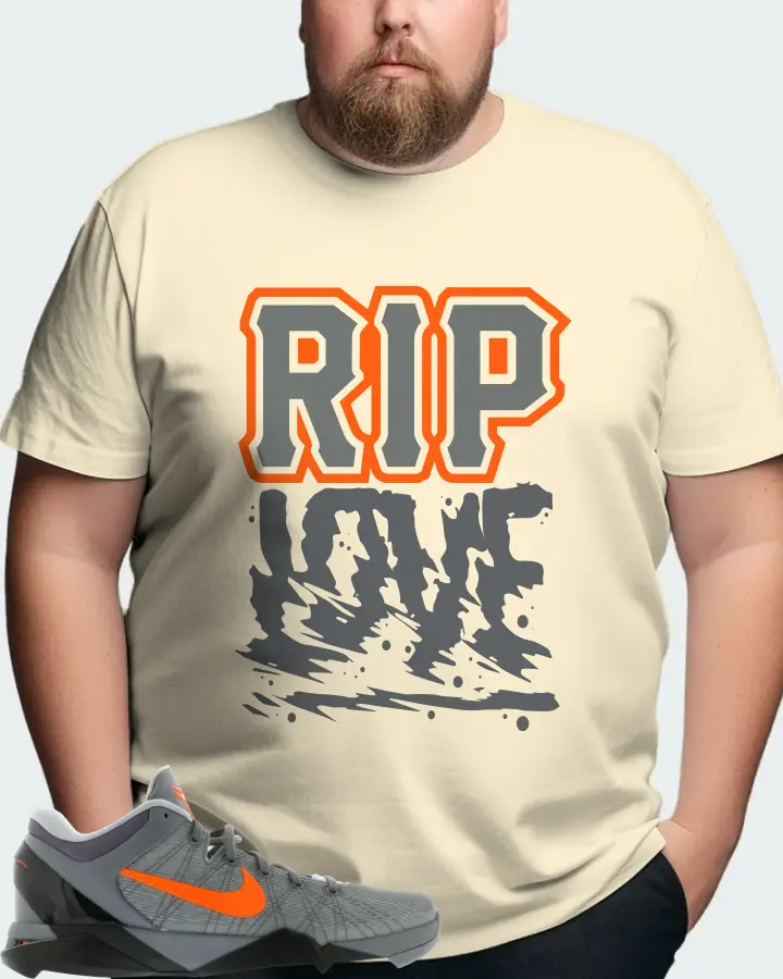 Nike Kobe 7 Sneaker Matching Natural T-Shirt (RIP Love) - View 8