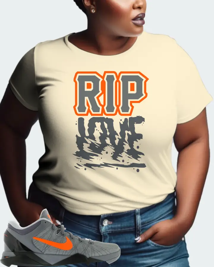 Nike Kobe 7 Sneaker Matching Natural T-Shirt (RIP Love) - View 9
