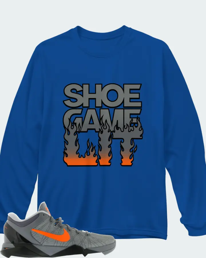 Long Sleeve T-Shirt in Royal Blue
