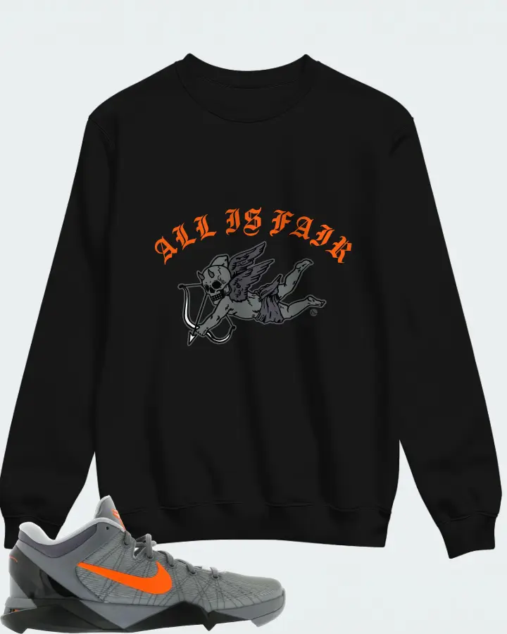 Sweatshirt in Black