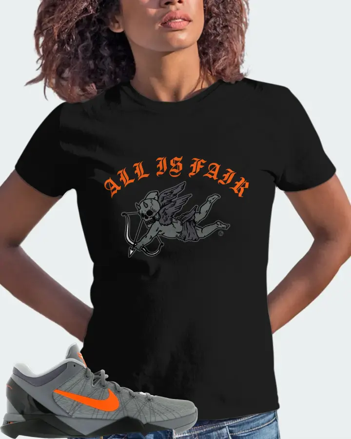 Nike Kobe 7 Sneaker Matching Black T-Shirt (All Is Fair) - View 3