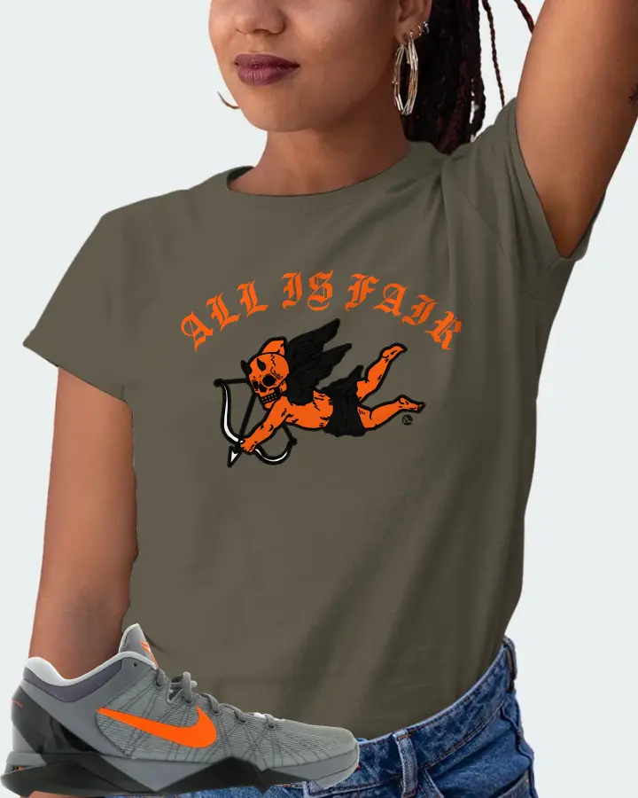 Nike Kobe 7 Sneaker Matching Army T-Shirt (All Is Fair) - View 5