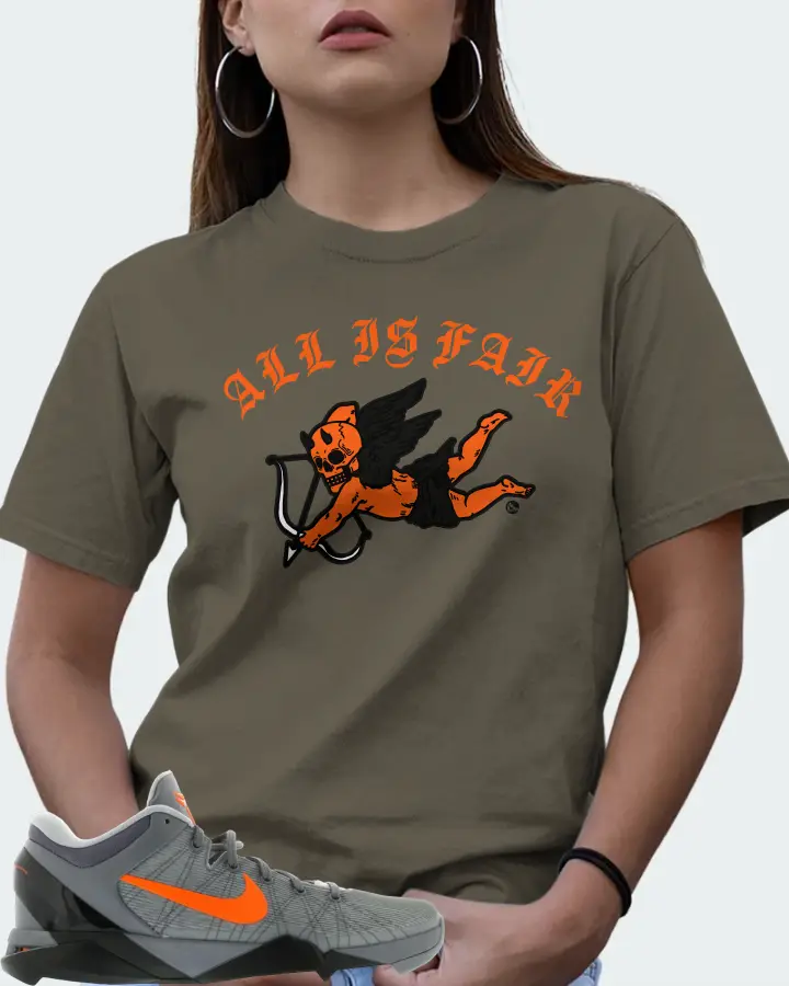 Nike Kobe 7 Sneaker Matching Army T-Shirt (All Is Fair) - View 7