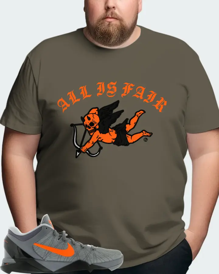 Nike Kobe 7 Sneaker Matching Army T-Shirt (All Is Fair) - View 8