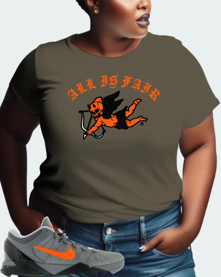 Nike Kobe 7 Sneaker Matching Army T-Shirt (All Is Fair) - View 9