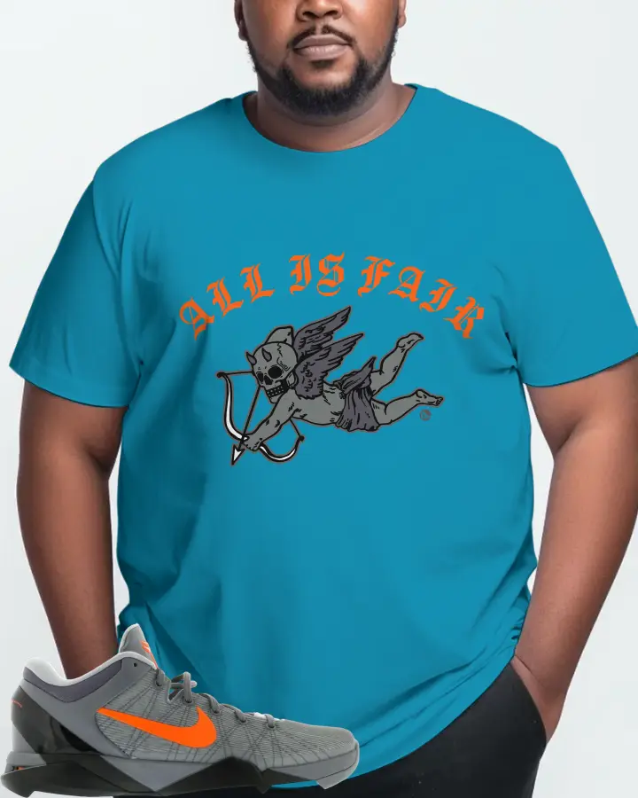 Nike Kobe 7 Sneaker Matching Aqua T-Shirt (All Is Fair) - View 10