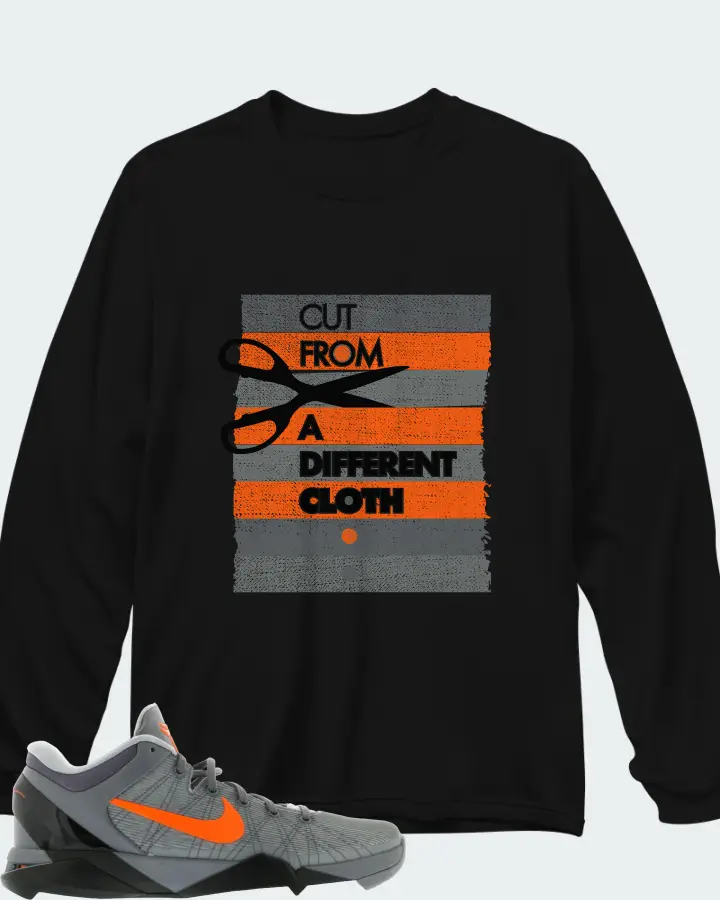 Nike Kobe 7 Sneaker Matching Black Long Sleeve T-Shirt - Cut From a Different Cloth