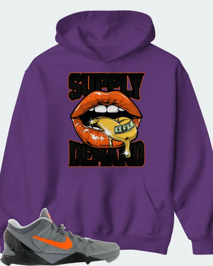 Hoodie in Purple