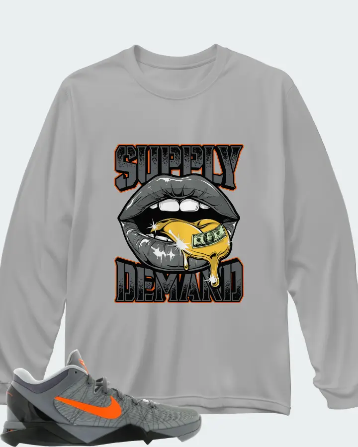 Long Sleeve T-Shirt in Grey