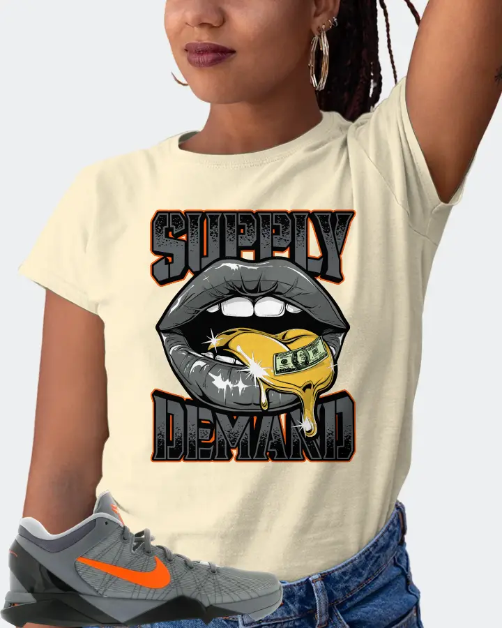 Nike Kobe 7 Sneaker Matching Natural T-Shirt (Supply Demand) - View 5