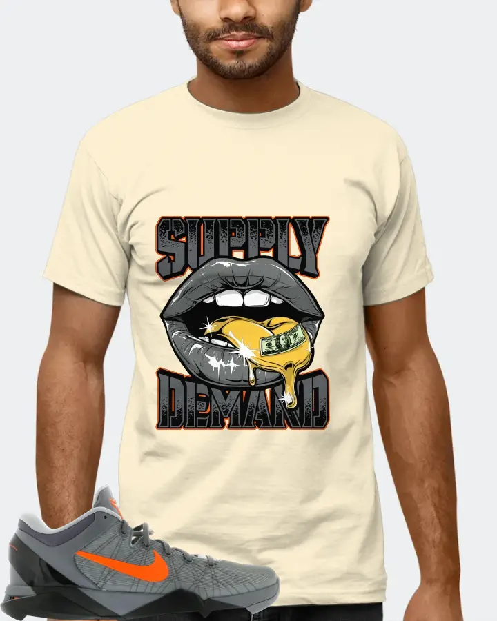 Nike Kobe 7 Sneaker Matching Natural T-Shirt (Supply Demand) - View 6