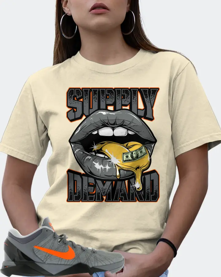 Nike Kobe 7 Sneaker Matching Natural T-Shirt (Supply Demand) - View 7