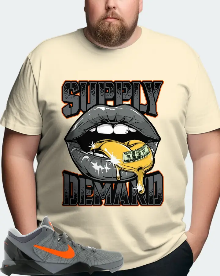 Nike Kobe 7 Sneaker Matching Natural T-Shirt (Supply Demand) - View 8