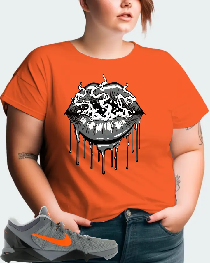 Nike Kobe 7 Sneaker Matching Orange T-Shirt (Puff Puff) - View 11