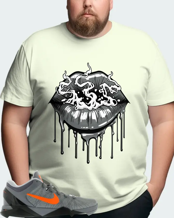 Nike Kobe 7 Sneaker Matching Citron Gildan T-Shirt (Puff Puff) - View 8