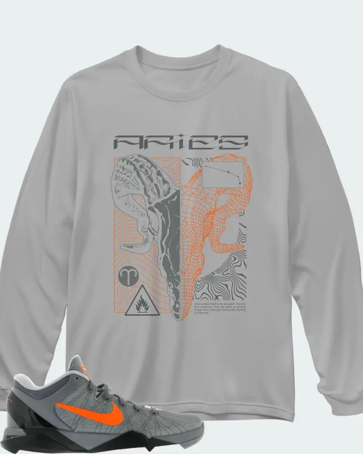 Long Sleeve T-Shirt in Grey