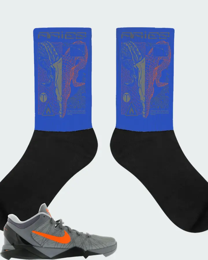 Socks in Royal Blue