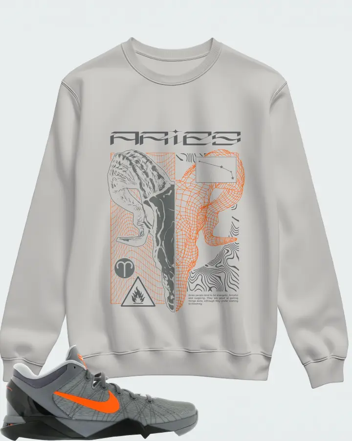Sweatshirt in Grey