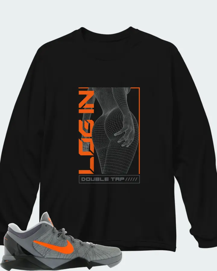 Long Sleeve T-Shirt in Black