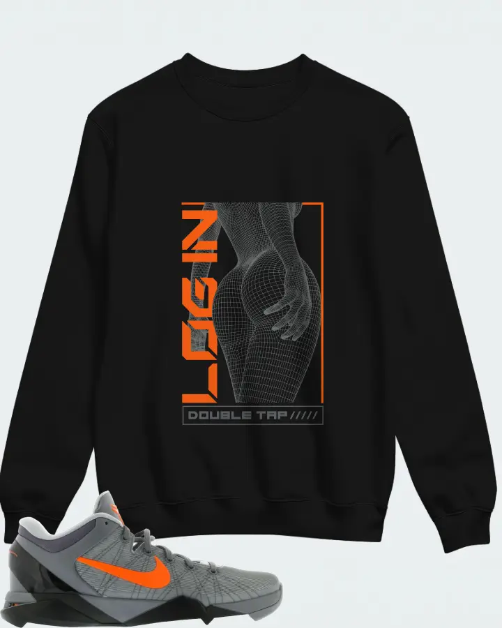Sweatshirt in Black