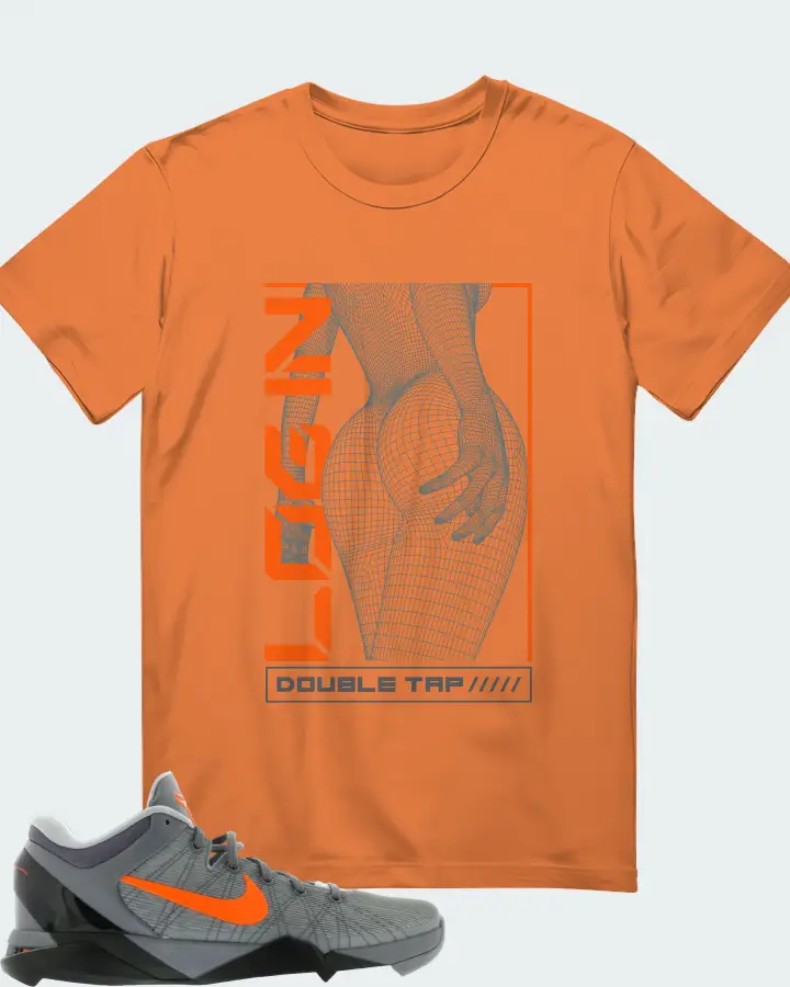 Nike Kobe 7 Sneaker Matching Burnt Orange T-Shirt (LOGIN) - View 1