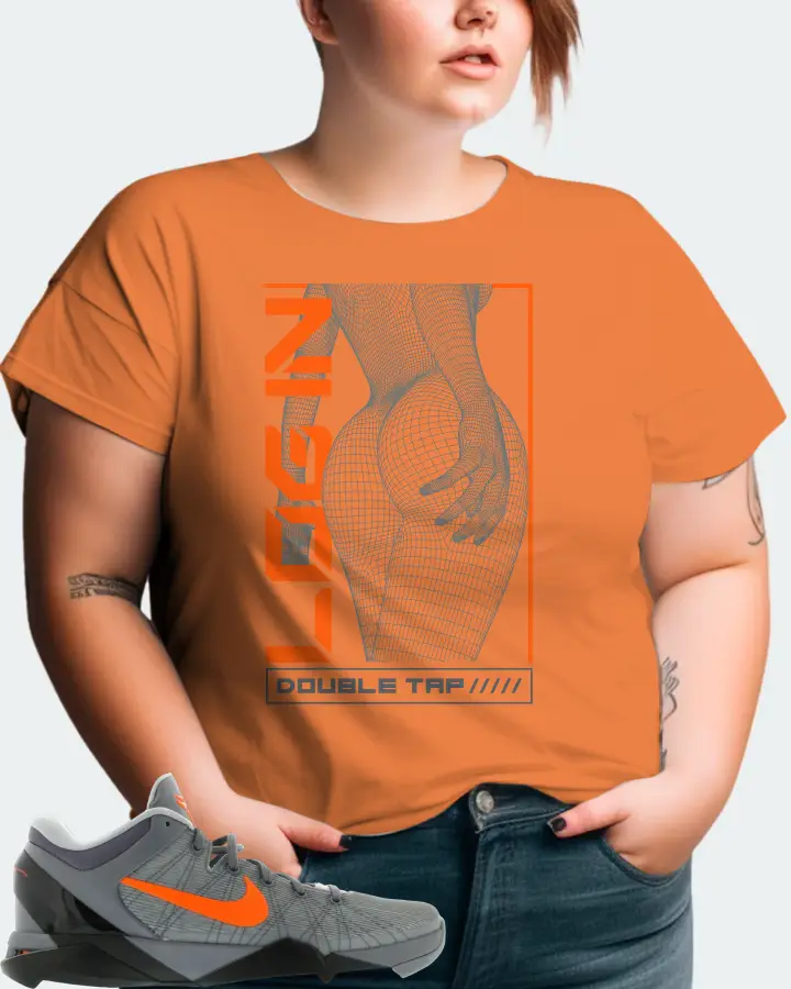 Nike Kobe 7 Sneaker Matching Burnt Orange T-Shirt (LOGIN) - View 11