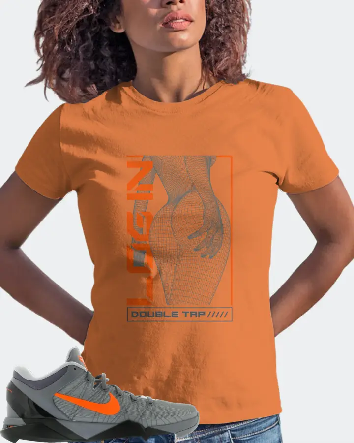 Nike Kobe 7 Sneaker Matching Burnt Orange T-Shirt (LOGIN) - View 3