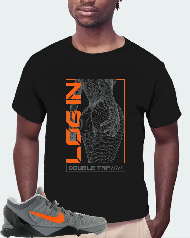 Nike Kobe 7 Sneaker Matching Black Gildan T-Shirt (LOGIN) - View 4