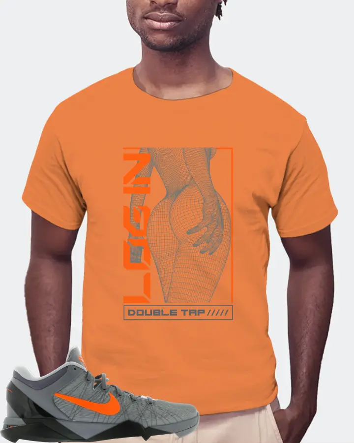 Nike Kobe 7 Sneaker Matching Burnt Orange T-Shirt (LOGIN) - View 4