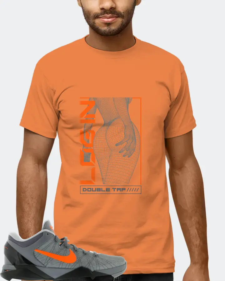 Nike Kobe 7 Sneaker Matching Burnt Orange T-Shirt (LOGIN) - View 6
