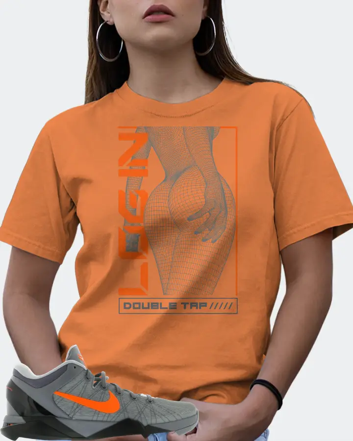 Nike Kobe 7 Sneaker Matching Burnt Orange T-Shirt (LOGIN) - View 7