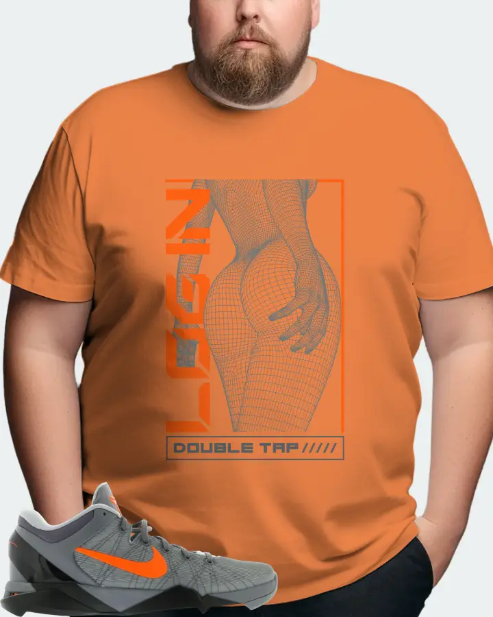 Nike Kobe 7 Sneaker Matching Burnt Orange T-Shirt (LOGIN) - View 8