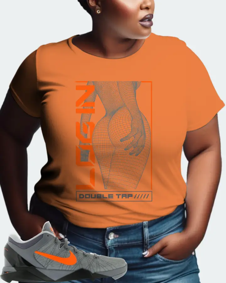 Nike Kobe 7 Sneaker Matching Burnt Orange T-Shirt (LOGIN) - View 9