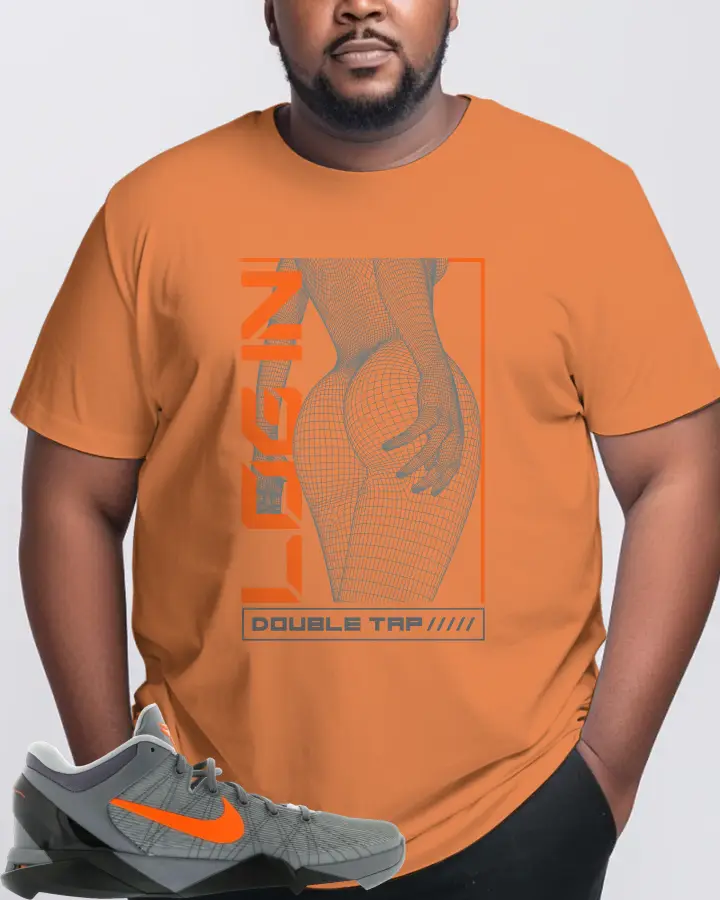 Nike Kobe 7 Sneaker Matching Burnt Orange T-Shirt (LOGIN) - View 10