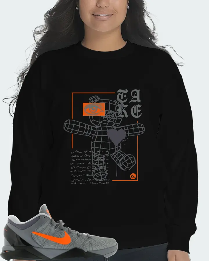 Nike Kobe 7 Sneaker Matching Black Long Sleeve T-Shirt (TAKE) - View 7