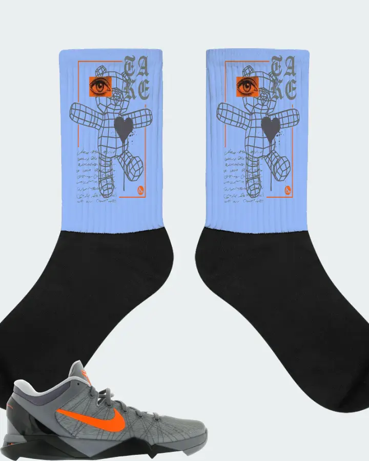 Socks in Carolina Blue