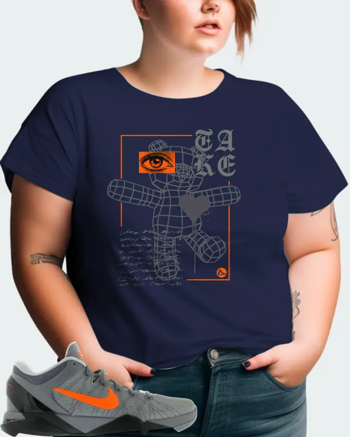 Nike Kobe 7 Sneaker Matching Navy Kid's T-Shirt (TAKE) - View 11