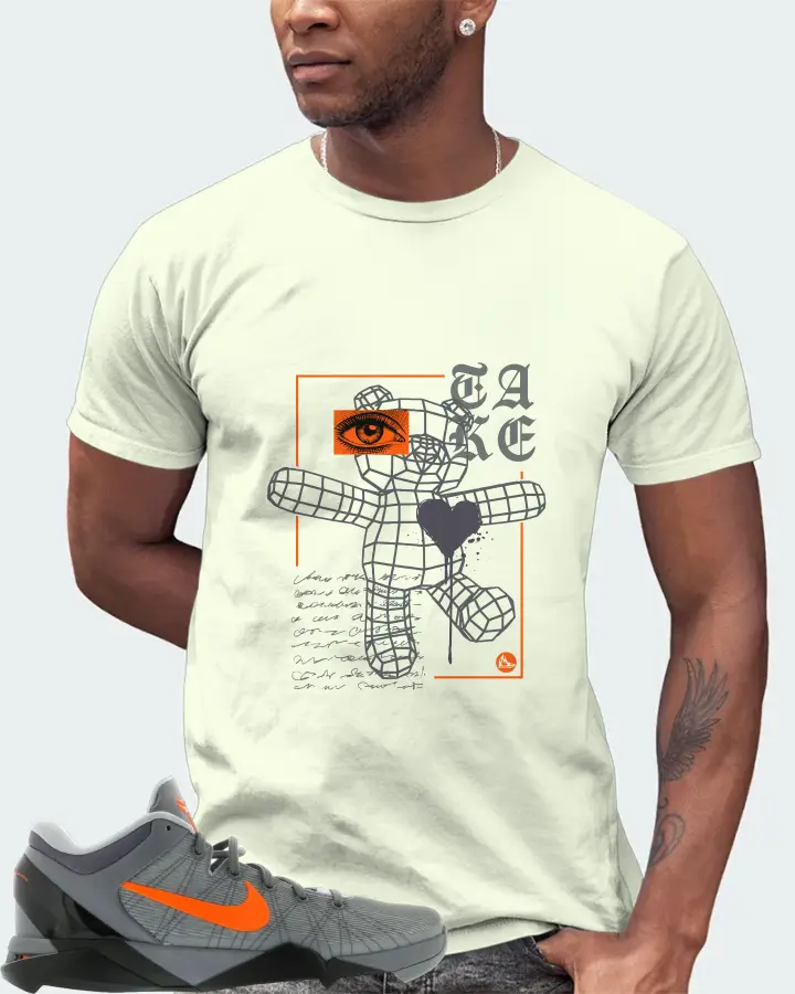 Nike Kobe 7 Sneaker Matching Citron Gildan T-Shirt (TAKE) - View 2