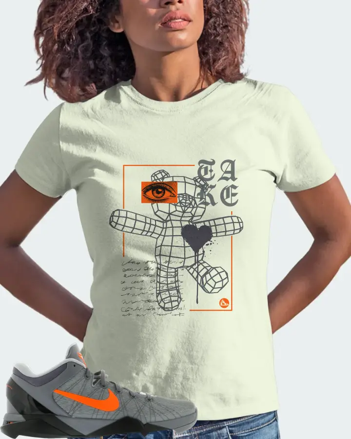Nike Kobe 7 Sneaker Matching Citron Gildan T-Shirt (TAKE) - View 3