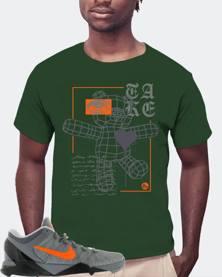Nike Kobe 7 Sneaker Matching Forest T-Shirt (TAKE) - View 4