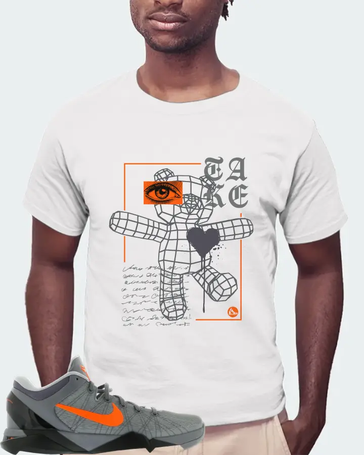 Nike Kobe 7 Sneaker Matching White Kid's T-Shirt (TAKE) - View 4