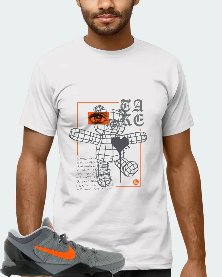 Nike Kobe 7 Sneaker Matching White Kid's T-Shirt (TAKE) - View 6