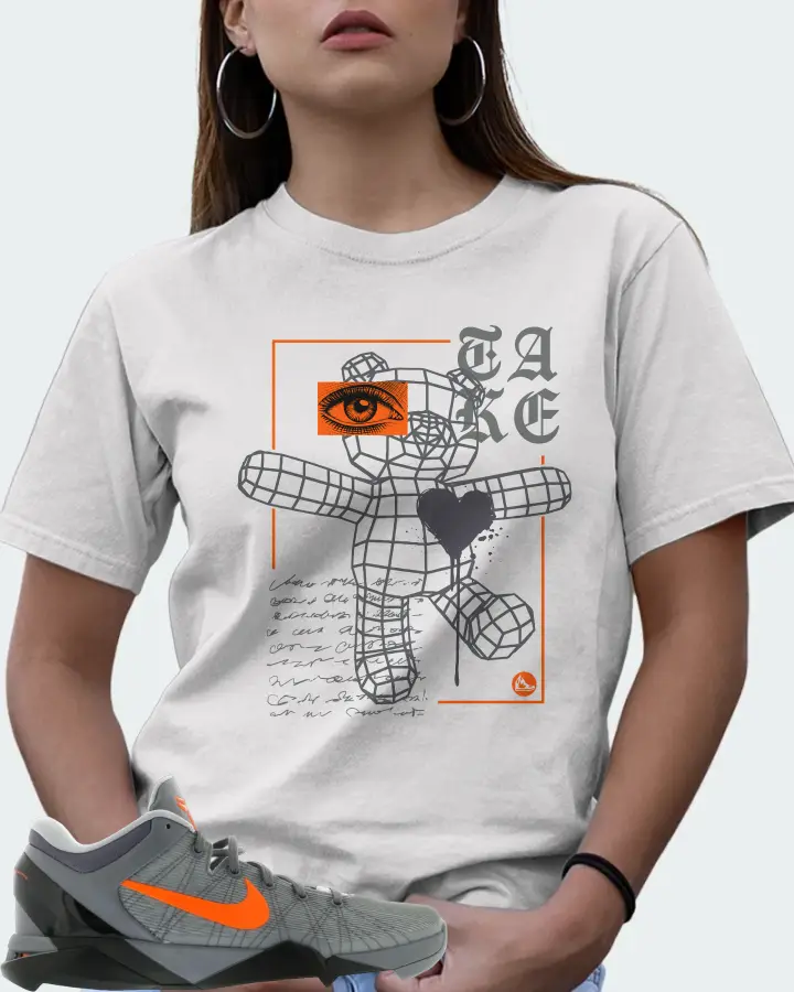 Nike Kobe 7 Sneaker Matching White Kid's T-Shirt (TAKE) - View 7