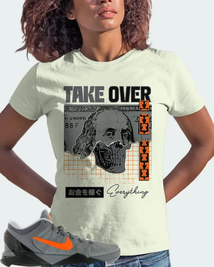 Nike Kobe 7 Sneaker Matching Citron Gildan T-Shirt (Take Over) - View 3