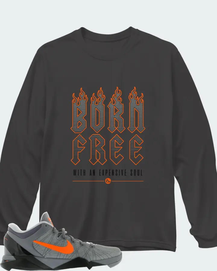 Long Sleeve T-Shirt in Dark Grey